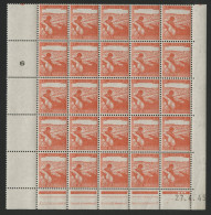 N° 736 2 Fr + 1 Fr TUBERCULEUX Panneau De 25 Ex Neufs ** MNH + Coin Daté 27/4/45 Cote 7,50 € - Full Sheets