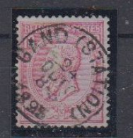 BELGIË - OBP - 1884/91 - Nr 46 T0 (GAND(STATION)) - Coba + 1.00 € - 1884-1891 Léopold II