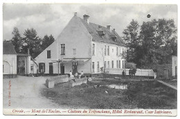 CPA Orroir, Château Du Triponchaux, Hôtel Restaurant, Cour Intérieur - Kluisbergen