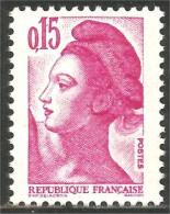 351 France Yv 2180 Liberté De Gandon 15c Rose MNH ** Neuf SC (2180-1b) - 1982-1990 Liberté (Gandon)
