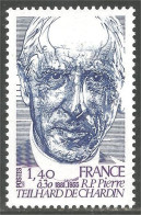 351 France Yv 2152 Teilhard De Chardin MNH ** Neuf SC (2152-1b) - Christendom