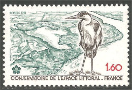 351 France Yv 2146 Littoral Marécage Swamp Héron Reiher Airone MNH ** Neuf SC (2146-1c) - Altri & Non Classificati