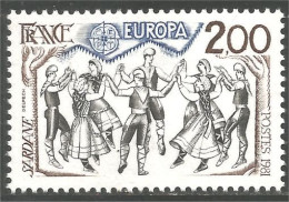 351 France Yv 2139 Europa Folklore Danse Dance Music Musique Sardane MNH ** Neuf SC (2139-1c) - Danza