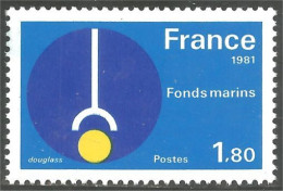 351 France Yv 2129 Fonds Marin Marine Seafloor MNH ** Neuf SC (2129-1) - Andere & Zonder Classificatie