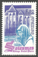 351 France Yv 2112 Abbaye Saint Pierre Solesmes Abbey MNH ** Neuf SC (2112-1b) - Klöster