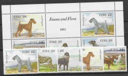 Ireland Mnh ** Dog Sheet And Set 1983 13 Euros - Nuevos