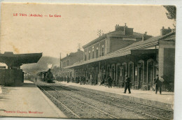 - 07 -  ARDECHE  - LE. TEIL - La Gare - Stations With Trains