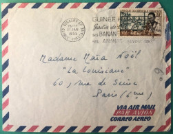 Guinée Française, Divers Sur Enveloppe De Conakry 11.1.1955 Pour Paris - (A1167) - Storia Postale