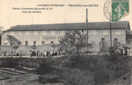 CPA 63 BRASSAC LES MINES USINE CONCHON QUINETTE & Cie Sortie Des Ouvrières 1915 - Autres & Non Classés