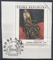 CZECH REPUBLIC 125,used,cut On Paper - Oblitérés