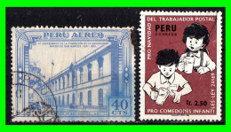 PERU ( AMERICA ) SELLOS DIFERENTES AÑOS Y VALORES - Peru