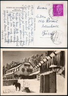 Madrid - Edi O TP 1158 - Postal "Puerto Navacerrada" - Mat "Cercedilla 27/12/57" A Suecia - Cartas & Documentos