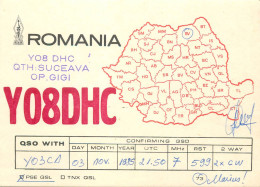 Romania Radio Amateur QSL Post Card Y03CD Y08DHC - Amateurfunk