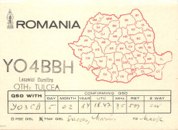 Romania Radio Amateur QSL Post Card Y03CD Y04BBH - Radio Amateur