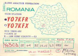 Romania Radio Amateur QSL Post Card Y03CD Y07KFR Y07KFX - Amateurfunk