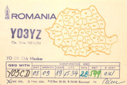 Romania Radio Amateur QSL Post Card Y03CD Y03YZ - Radio Amatoriale