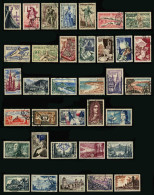 FRANCE - 1953-1955 - LOT DE 35 TIMBRES OBLITERES DIFFERENTS - Used Stamps