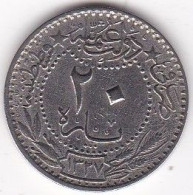 Turquie 20 Para AH 1327 - 1911 Year 3 Reshat. Mehmet V. En Nickel , KM# 761 - Turkije