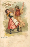 Pays Div-ref EE493- Hongrie - Hungaria - Czardas - Danse - Dessin Illustrateur - - Ungarn