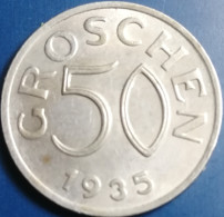 50 Groschen 1935 Autriche - Oesterreich