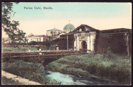 Um 1910 Ungelaufene AK: Parian Gate, Manila. - Filippijnen