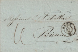 Suisse Lettre Bern 1841 - Marcophilie