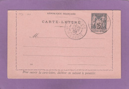 97 CL 4.CARTE LETTRE AVEC CACHET "CHAMONIX". - Cartoline-lettere
