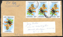 Ghana: Farfalla, Butterfly, Papillon, (Precis Westermanni) - Vlinders
