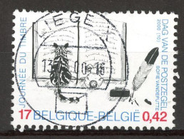 BE   2900   Obl.   ---   Journée Du Timbre  --  Oblitération Centrale Liège - Used Stamps