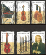 BE   2912 - 2917   Obl.   ---   Musique  --  Timbres Du Carnet B35 - Gebruikt