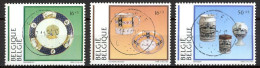 BE   2566 - 2568  Obl.   ---   Porcelaine Belge  --  Oblitérations Centrales Romsée - Used Stamps