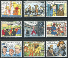 BE   2841 - 2849   Obl.   ---  Philatélie De La Jeunesse : Bandes Dessinées - Used Stamps