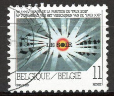 BE   2529  Obl.   ---   Anniversaire Du "Faux Soir" - Usados