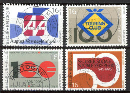 BE   2585 - 2588  Obl.   ---   Commémorations Diverses - Used Stamps