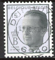 BE   2520   Obl.   ---   Deuil De S.M. Le Roi Baudouin  --  Oblitération Centrale Durbuy - Usati