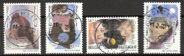 BE   2439 - 2442   Obl.   ---  Jeux Olympiques : Albertville Et Barcelone  --  Belles Oblitérations Centrales Romsée - Used Stamps