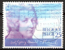 BE   2438   Obl.   ---  Wolfgang Amadeus Mozart  --  Oblitération Liège - Used Stamps