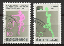 BE   2402 - 2403   Obl.   ---   Sports - Used Stamps