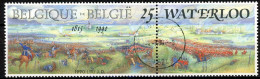 BE   2376   Obl.   ---   Bataille De Waterloo  --  Oblitérations Centrale Romsée - Used Stamps