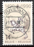 BE   2350   Obl.   ---  Anniversaire Liaison Postale Innsbruck-Malines  --  Oblitération Centrale Louveigné - Gebraucht