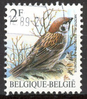 BE   2347   Obl.   ---  Oiseaux Buzin : Moineau Friquet - Used Stamps