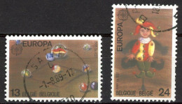 BE   2323 - 2324   Obl.   ---  Europa : Jeux D'enfants - Used Stamps