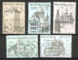 BE   2288 - 2292   Obl.   ---   Pour Le Tourisme  --  Belles Obltéations Centrales Liège - Used Stamps