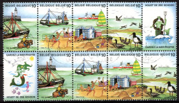 BE   2273 - 2276B   Obl.   ---   La Mer  --  Belles Oblitérations Centrales Beyne-Heusay - Used Stamps