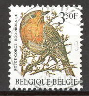 BE   2223   Obl.   ---   Oiseau Buzin : Rouge-gorge Jaune  --  Oblitération Centrale - Used Stamps