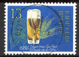 BE   2230   Obl.   ---   Année De La Bière Belge  --  Belle Oblitération Centrale Vivegnis - Usati