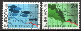 BE   2211 - 2212   Obl.   ---   Europa : Protection Nature Et Environnement  --  Oblitérations Centrales - Used Stamps