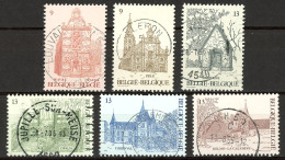 BE   2217 - 2222   Obl.   ---   Pour Le Tourisme  --  Oblitérations Centrales - Used Stamps