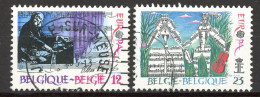 BE   2175 - 2176   Obl.   ---   Europa : La Musique - Used Stamps