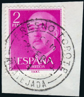 Madrid - Edi O 1158 - Fragmento Mat "Fresno - Torote - Ribatejada" - Used Stamps